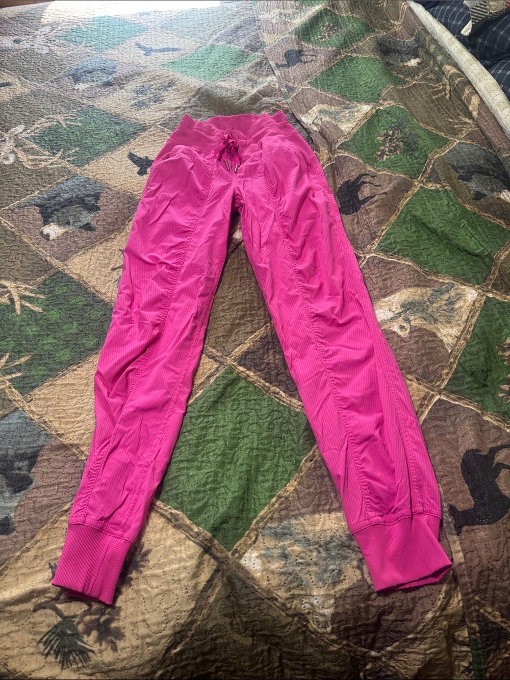 lululemon athletica Fuchsia Drawstring Track Joggers